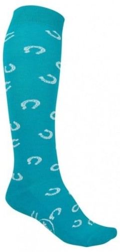 Podkolanówki York Podkówki turkusowe