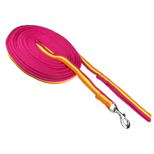 Lonża York Fluo RAINBOW tęczowa