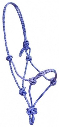 Halter Kantar York sznurkowy Siena niebieski