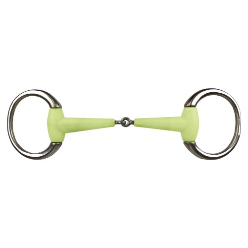 Wędzidło York smakowe oliwkowe pojedynczo łamane 19 mm