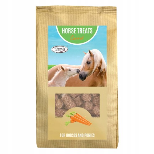 Smaczki dla konia marchewkowe York Cukierki dla konia 1 kg