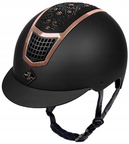 Kask Fair play QUANTINUM CHIC 2.0 ROSEGOLD czarny