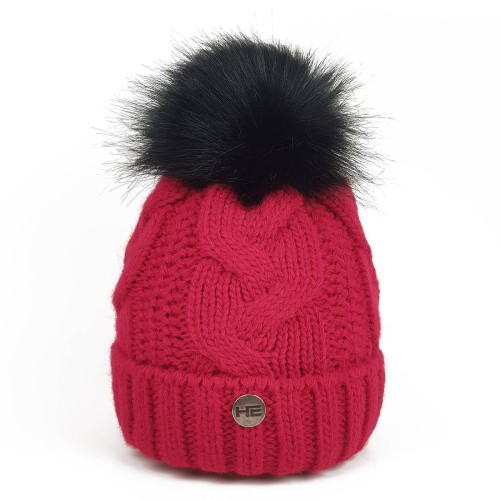Czapka zimowa Horsenjoy Aida czerwona