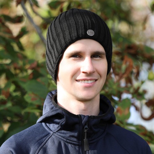 Czapka zimowa męska Horsenjoy Dastin czarna