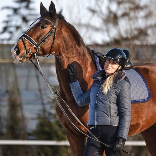 Kurtka Horsenjoy Vanessa granatowa