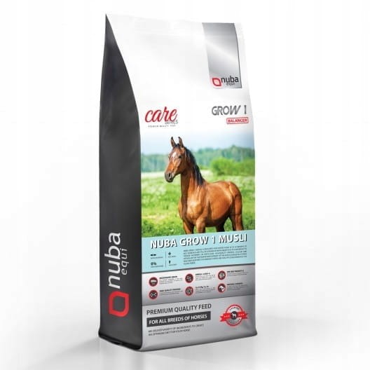 Nuba Equi Grow1 Musli Balancer 2G - pasza dla roczniaków - worek 20kg  wysyłka 24H