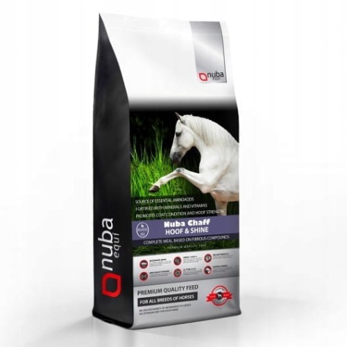 Nuba Hoof & Shine Chaff - sieczka wspomagająca zdrowy wzrost kopyt i skóry - 15kg WYSYŁKA 24H