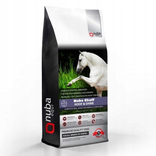 Nuba Hoof &amp; Shine Chaff - sieczka wspomagająca zdrowy wzrost kopyt i skóry - 15kg WYSYŁKA 24H