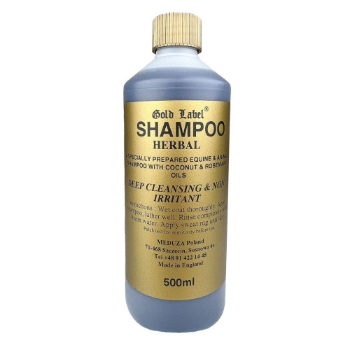 Herbal Shampoo Gold Label szampon ziołowy 500ml