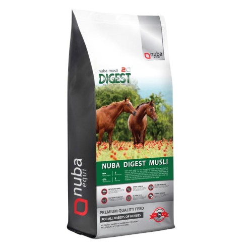 Nuba Digest Musli 2G - dla koni wrzodowych, kolkujących - worek 20kg WYSYŁKA 24H