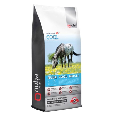 Nuba Equi Cool Musli 2G- pasza niskoenergetyczna - worek 20 kg wysyłka 24H