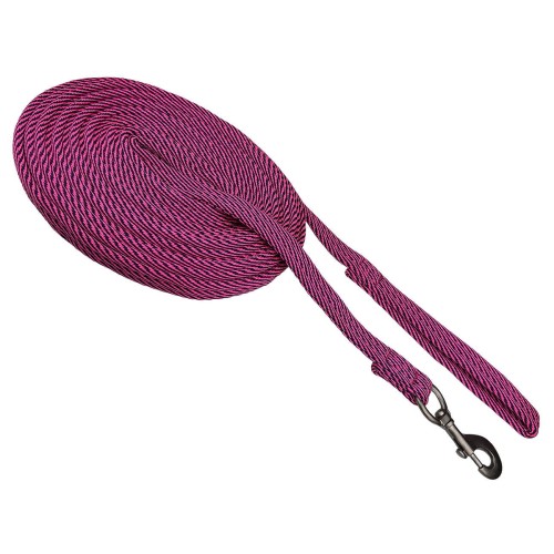 Lonża York Stripe różowy