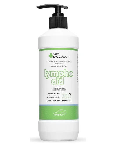 Lympho Aid 500 ml Żel na krwiaki i obrzęki limfatyczne z msm