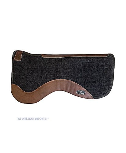 Pad filcowy z głębokim wycięciem, Czarny 80cm