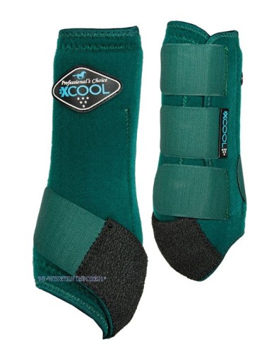 OCHRANIACZE WESTERNOWE PROFESSIONAL CHOICE 2X COOL FRONTBOOTS Emerald/zielone  2SZT