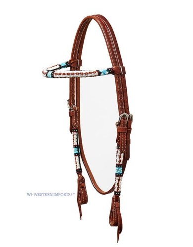 OGŁOWIE BEADED HEADSTALL