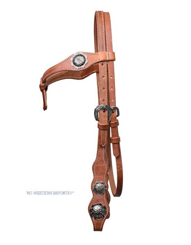 OGŁOWIE KNOTTED HEADSTALL W./ CONCHAS