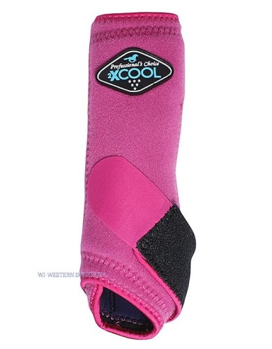OCHRANIACZE WESTERNOWE PROFESSIONAL CHOICE 2X COOL FRONTBOOTS RASBERRY/ RÓŻOWE 2SZT