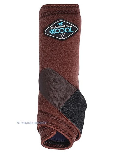 OCHRANIACZE WESTERNOWE PROFESSIONAL CHOICE 2X COOL FRONTBOOTS CHOCO/BRĄZOWE 2SZT
