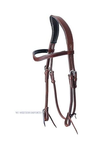 OGŁOWIE anatomiczne SHAPED HEADSTALL, DARK OILED