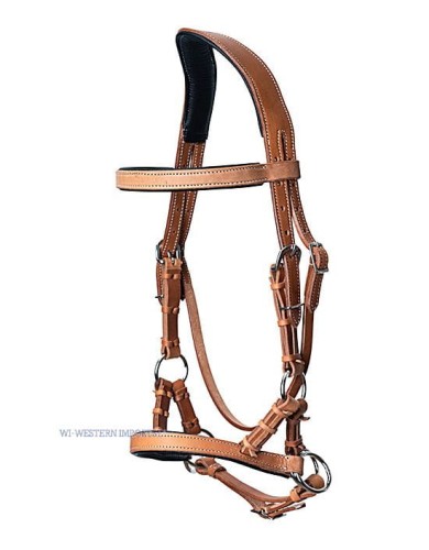 SIDEPULL, ANATOMICALLY SHAPED, HARNESS LEDER