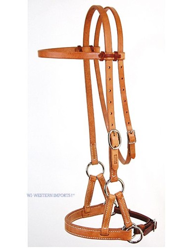 D&S Leather Nose Sidepull