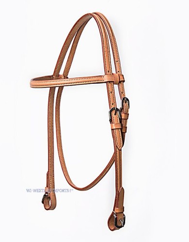 OGŁOWIE DOUBLED HEADSTALL QUICKCHANGE LOOP