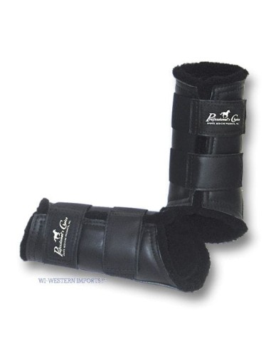 Ochraniacze skórzane Professional Choice Leather Protection boots - Black 2 sztuki