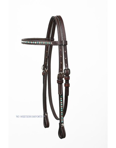 Ogłowie Headstall, Zuni Design 