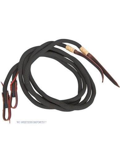 EcoLine Nylon Zügel Deluxe 79210-BK