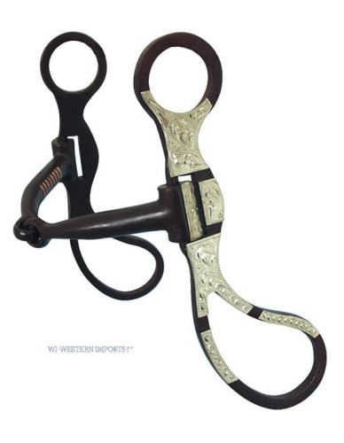 Wędzidło Antik-braunes drop-bit