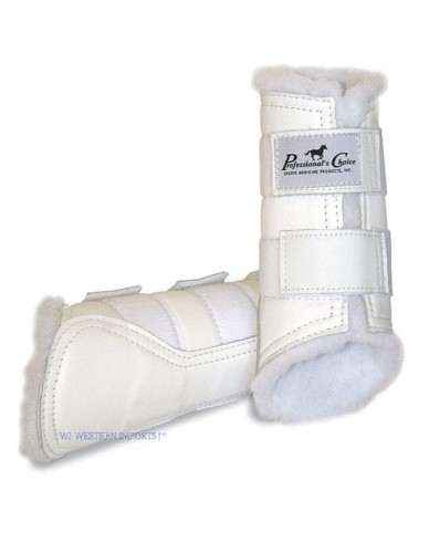 Ochraniacze skórzane Professional Choice Leather Protection boots - White
