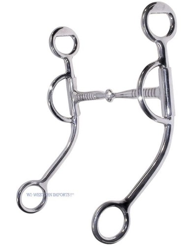 Wędzidło, czanka Snaffle Bit with Shanks