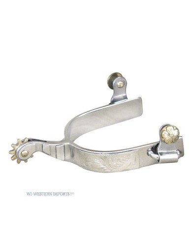 Ostrogi westernowe z grawerem Edelstahl Sporen