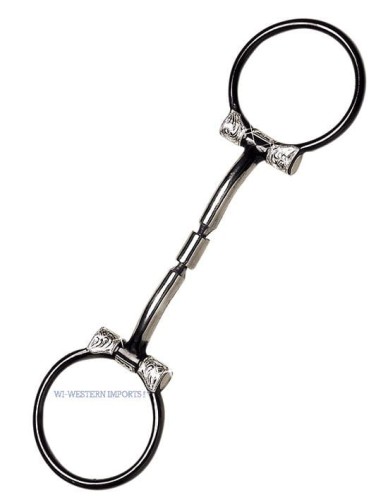 Wędzidło Silver Billy Allen Offset Dee Snaffle