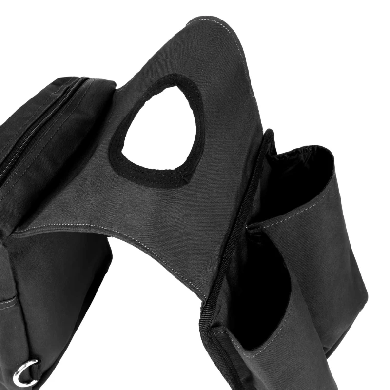 SAKWY PRZEDNIE HORN TRAIL BAG, ONE SIZE, COLOR BLACK