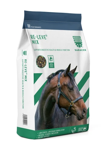 SARACEN Re-Leve Mix 20kg - niskoskrobiowa pasza dla koni dla wrzodowych