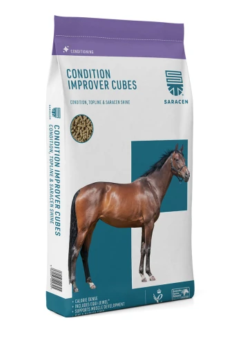 Saracen Condition-Improver Cubes 20kg - pasza dla koni sportowych słabo przybierających na masie