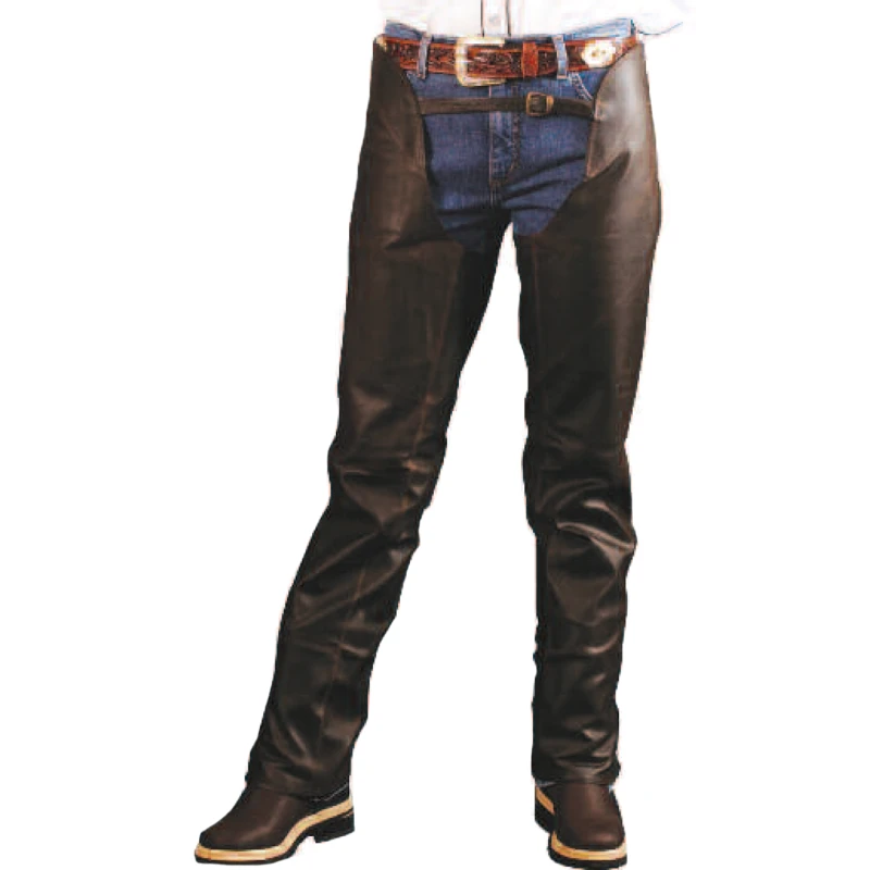 WESTERN CHAPS PULL-UP EFFECT, SIZE M, COLOR BROWN