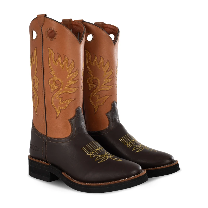 LAKOTA BUCKAROO WESTERN BOOTS ROPING MODEL EQ296, SIZE 36